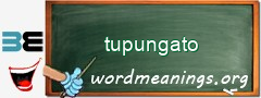 WordMeaning blackboard for tupungato